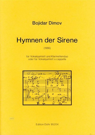 B. Dimov: Hymnen der Sirene