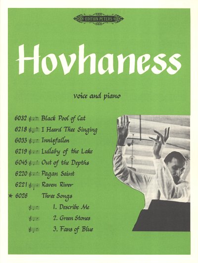 A. Hovhaness: 3 Lieder Op 95