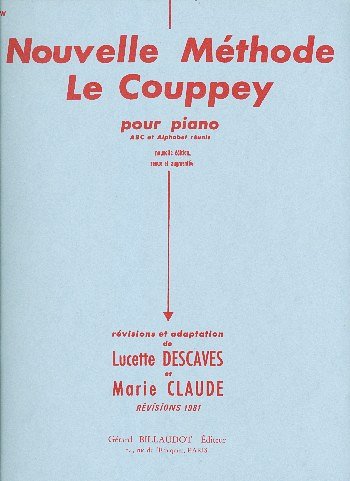 F. Le Couppey: Nouvelle Méthode Le Couppey, Klav