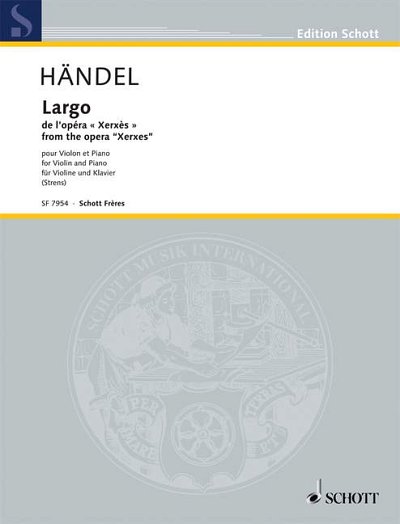 DL: G.F. Händel: Largo B-Dur, Vl/FlKlav