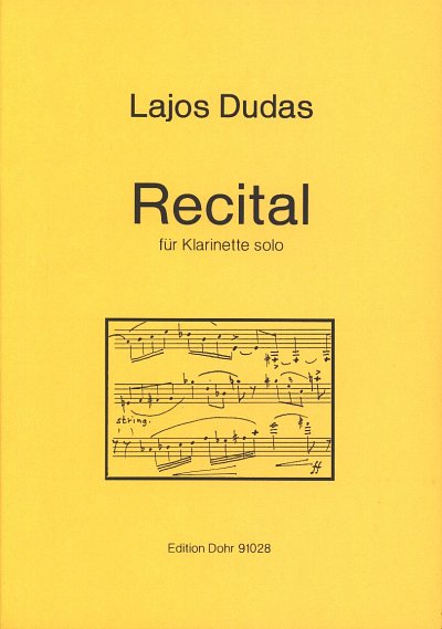 L. Dudas: Recital, Klar (Part.)