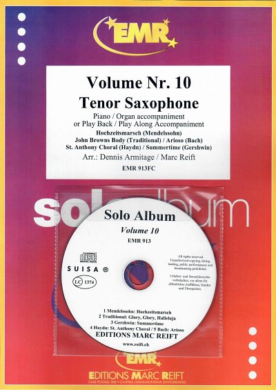 M. Reift: Solo Album Volume 10, TsaxKlavOrg (+CD)