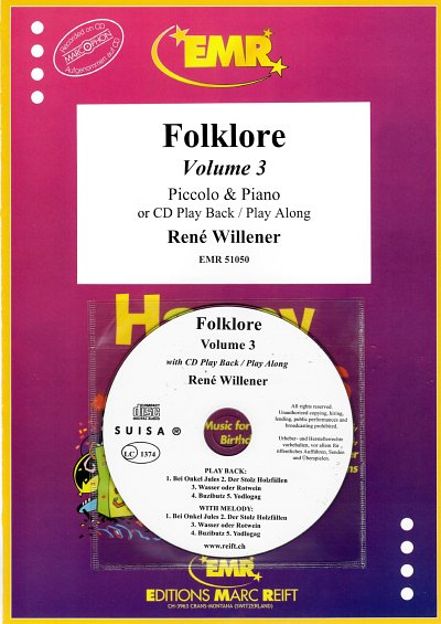 R. Willener: Folklore Volume 3, PiccKlav (+CD)