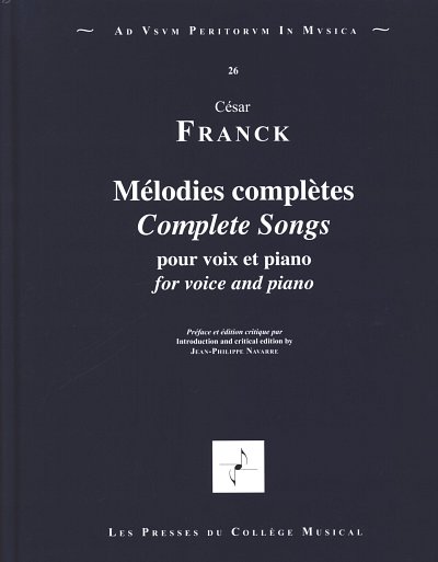 C. Franck: Mélodies complètes, GesKlav (Pa+St)