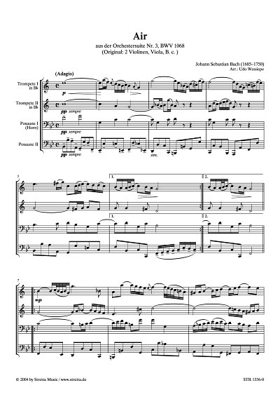DL: J.S. Bach: Air aus der Orchestersuite Nr. 3 BWV 1068
