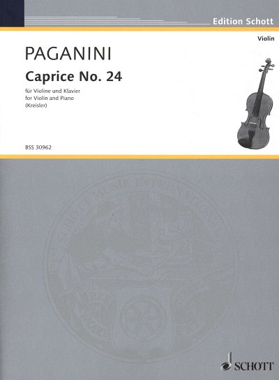 N. Paganini: Caprice Nr. 24  a-Moll, VlKlav (KlavpaSt)