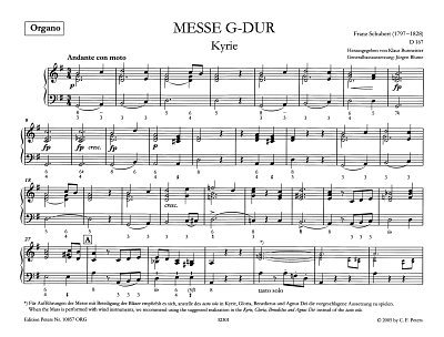 F. Schubert: Messe G-Dur D 167