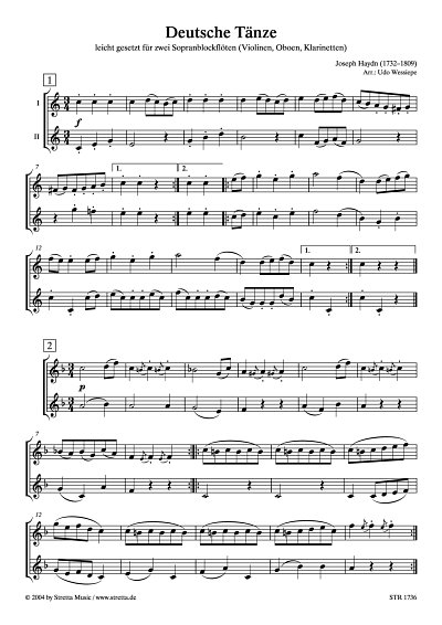 DL: J. Haydn: Deutsche Taenze