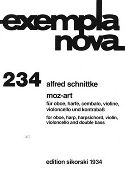 A. Schnittke: Moz-Art für Oboe, Harfe, Cembalo, Violine, Violoncello und Kontrabass