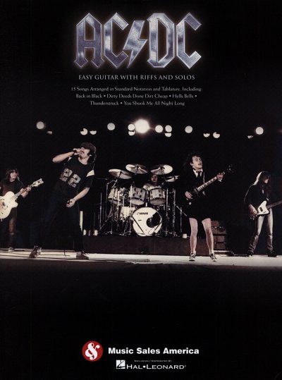 AC/DC: AC/DC - Easy Guitar with Riffs and Solo, E-Git (+Tab)