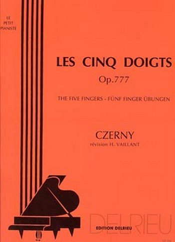 C. Czerny: Les 5 doigts Op.777, Klav
