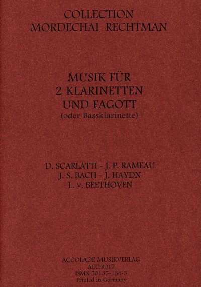 Musik Fuer 2 Klarinetten Und Fagott Oder Bassklarinette Coll