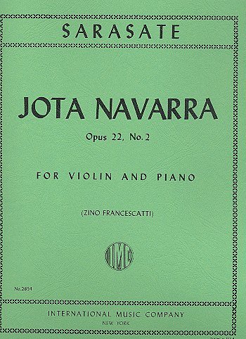 Jota Navarra Op. 22 N. 2 (Francescatti), VlKlav (KlavpaSt)