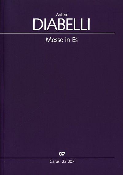 A. Diabelli: Messe in Es op. 107 / Partitur