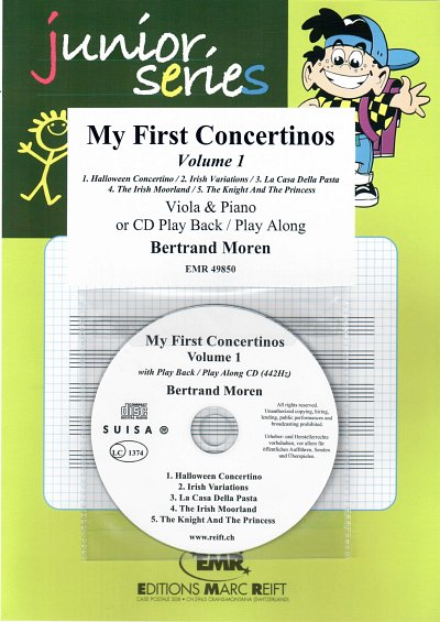 B. Moren: My First Concertinos Volume 1, VaKlv (+CD)