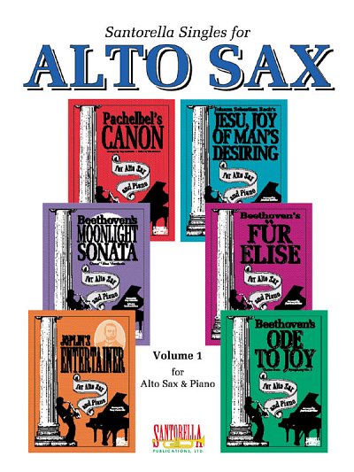 Santorella Singles For Alto Sax & Piano Vol.1, ASaxKlav (Bu)