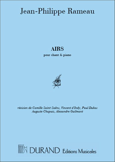 J. Rameau: Airs, Pour Chant Et Piano