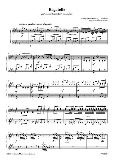 DL: L. v. Beethoven: Bagatelle aus 