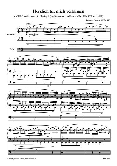 DL: J. Brahms: Herzlich tut mich verlangen aus 