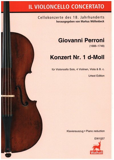 G. Perroni: Konzert Nr.1 d-Moll für Violoncello, VcKlav (KA)