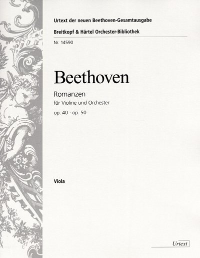 L. v. Beethoven: Romanzen op. 40 und op. 50, VlOrch (Vla)