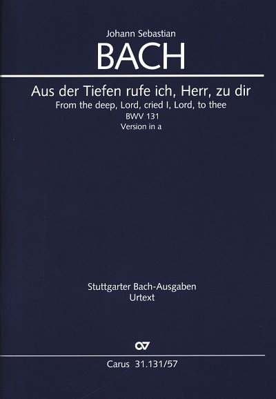 J.S. Bach: Aus der Tiefen rufe ich, Herr,, 4GesGchOrch (Stp)