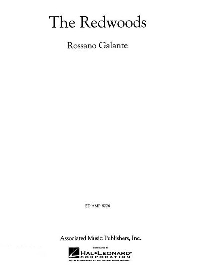 R. Galante: The Redwoods, Blaso (Part.)