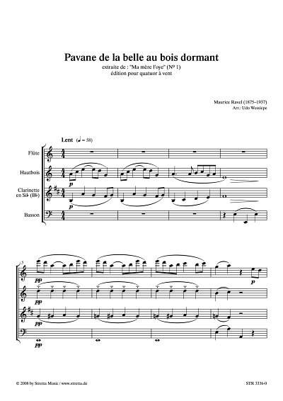 DL: M. Ravel: Pavane de la belle au bois dormant aus: 