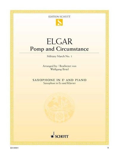 DL: E. Elgar: Pomp and Circumstance, ASaxKlav