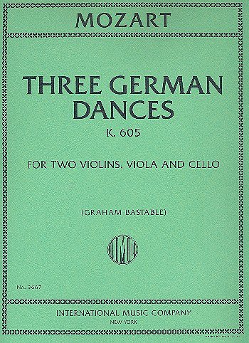 W.A. Mozart: Three German Dances K.605, 2VlVaVc (Pa+St)