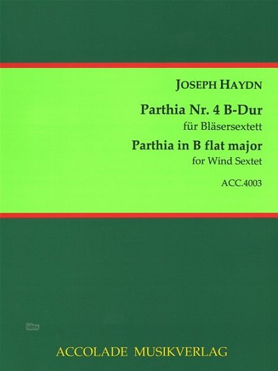 J. Haydn: Parthia B-Dur Nr. 4, 2Klar2Hr2Fag (Pa+St)