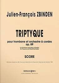J.-F. Zbinden: Triptyque op. 89, PosStr (Part.)