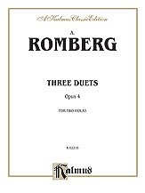 Andreas Jakob Romberg, Romberg, Andreas Jakob: Romberg: Three Duets, Op. 4