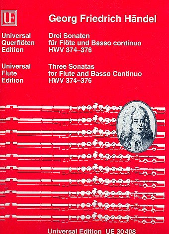G.F. Handel: 3 Hallenser Sonaten HWV 374-376