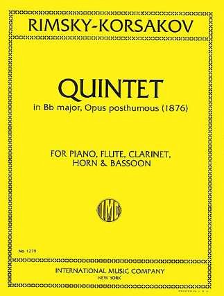 N. Rimski-Korsakow: Quintetto Si B Op. Post.