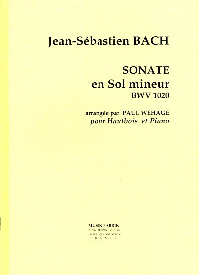 J.S. Bach: Sonata in g minor BWV 1020, ObKlav