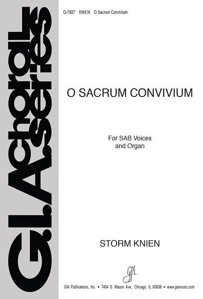 O Sacrum Convivium, Gch3Org (Part.)