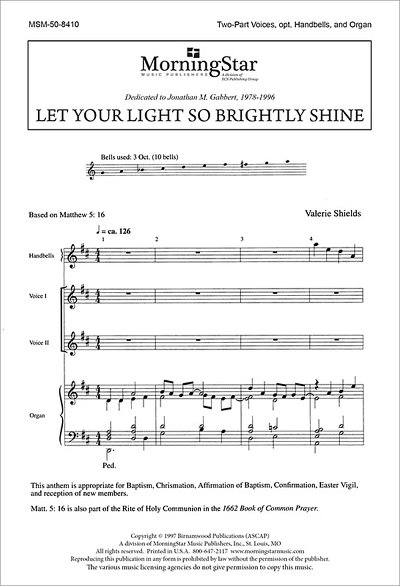 V. Shields: Let Your Light So Brightly Shine