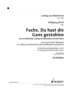 L. van Beethoven y otros.: Fuchs, Du hast die Gans gestohlen