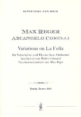 A. Corelli: Variations on La Folía, VlOrch (Stp)