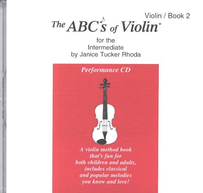 J. Tucker Rhoda: The ABC's of Violin 2 - Performance CD (CD)