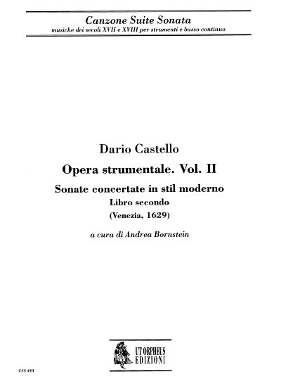 D. Castello: Sonate concertate in stil mo, GesInstr (Stsatz)