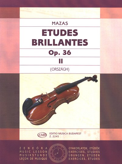 J.F. Mazas: Etudes brillantes II op. 36, Viol
