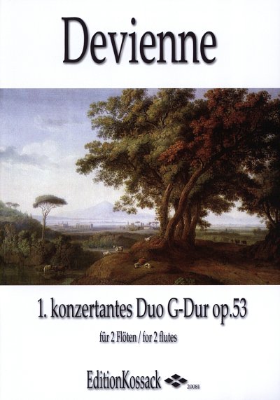 F. Devienne: 1. Konzertantes Duo G-Dur op. 53, 2Fl (Pa+St)