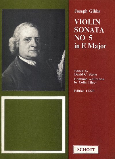 Gibbs, Joseph: Sonata No. 5 E-Dur