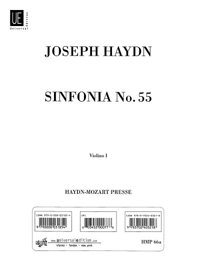 J. Haydn: Sinfonia Nr. 55 Es-Dur Hob. I:55, Sinfo (Vl1)