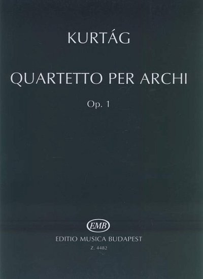 G. Kurtág: Streichquartett Nr. 1 op. 1, 2VlVaVc (Stsatz)
