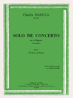 C. Dancla: Solo de concerto en ut majeur , VlKlav (KlavpaSt)