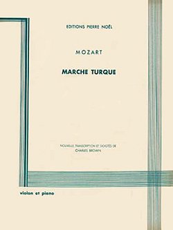W.A. Mozart: Marche turque, VlKlav (KlavpaSt)