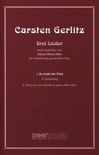 C. Gerlitz: Drei Lieder ... 1. Es Treibt Der Wind